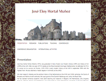 Tablet Screenshot of joseeloyhortal.com